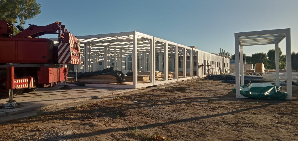 Estructura en construcción